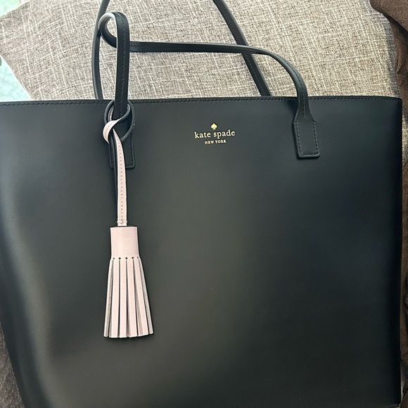 Black Kate Spade Zip Tote - Picture 8 of 8